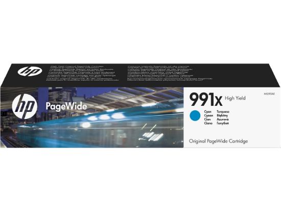 Image de HP Cartouche d’encre cyan PageWide 991X grande capacité authentique (M0J90AE)