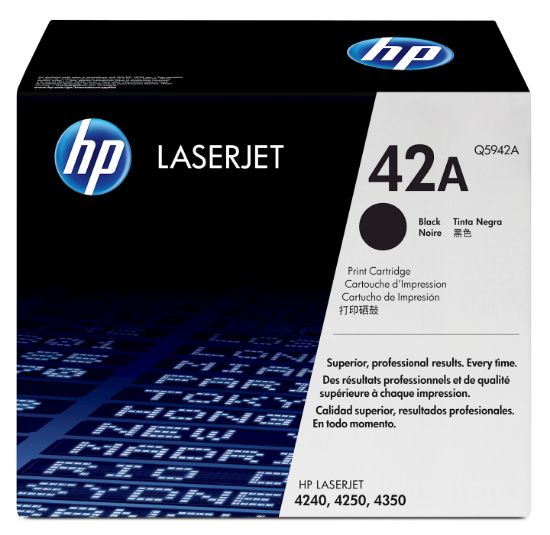 Image de HP 42A toner LaserJet noir authentique (Q5942A)