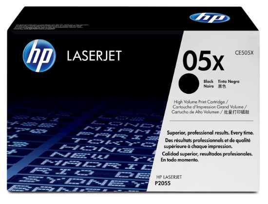 Image de HP 05X toner LaserJet noir grande capacité authentique (CE505X)