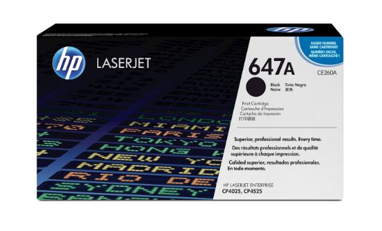 Image de HP 647A toner LaserJet noir authentique (CE260A)