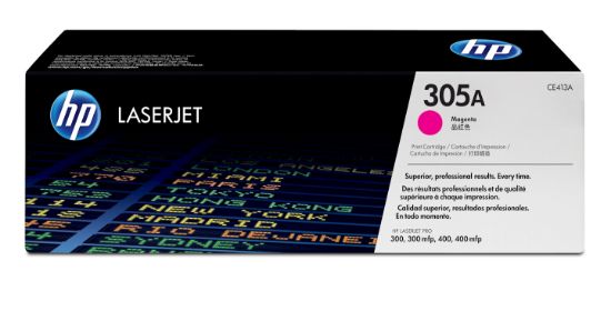 Image de HP 305A toner LaserJet magenta authentique (CE413A)