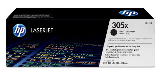 Image de HP 305X toner LaserJet noir grande capacité authentique (CE410X)