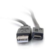 Image de C2G 1m, USB2.0-C/USB2.0-A câble USB USB C USB A Noir (88870)