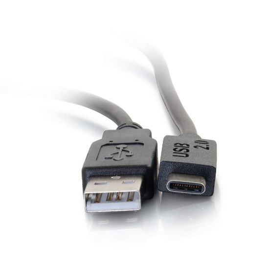 Image de C2G 1m, USB2.0-C/USB2.0-A câble USB USB C USB A Noir (88870)