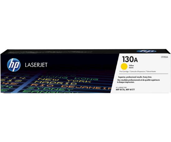 Image de HP Cartouche de toner jaune d'origine LaserJet 130A (CF352A)