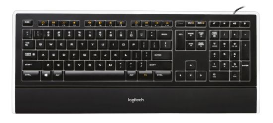 Image de Logitech K740 clavier USB AZERTY Français Noir (920-005689)
