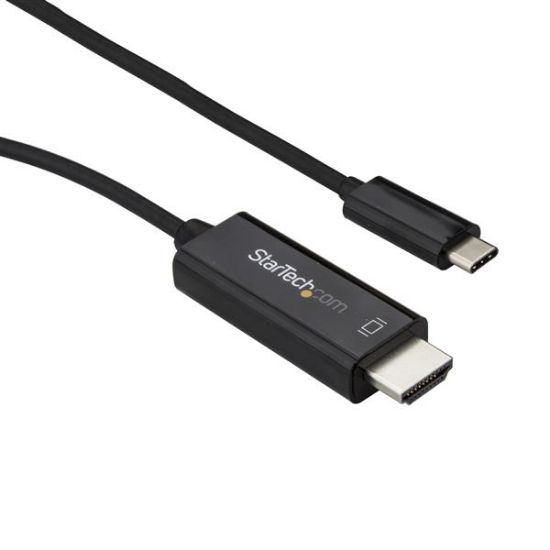 Image de StarTech.com Adaptateur USB-C vers HDMI 3m - Câble Vidéo USB Type C vers HDMI 2.0 - 4K60Hz - Compatible Thunderbolt 3 - Convertisseur USB-C à HDMI - DP 1.2 Alt Mode HBR2 - No ... (CDP2HD3MBNL)