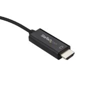 Image de StarTech.com Adaptateur USB-C vers HDMI 3m - Câble Vidéo USB Type C vers HDMI 2.0 - 4K60Hz - Compatible Thunderbolt 3 - Convertisseur USB-C à HDMI - DP 1.2 Alt Mode HBR2 - No ... (CDP2HD3MBNL)