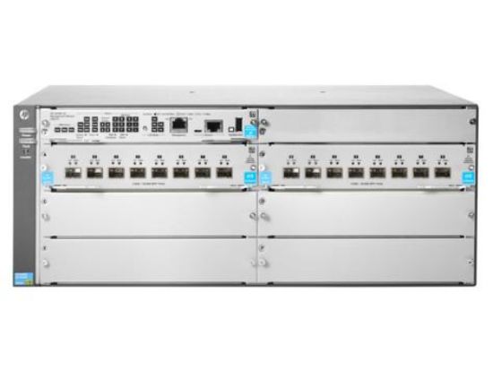 Image de HP E Aruba Networking 5406R 16-port SFP+ (No PSU) v3 zl2 Switch - Argent (JL095A)