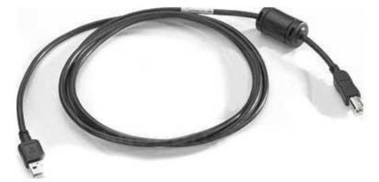 Image de Zebra Cable Asssembly Universal USB câble USB 2,25 m USB A USB B Noir (25-64396-01R)