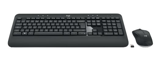 Image de Logitech MK540 Advanced clavier RF sans fil QWERTY Espagnole Noir, Blanc (920-008680)