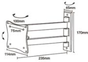 Image de Neomounts by Newstar support mural pour tv (FPMA-W820)