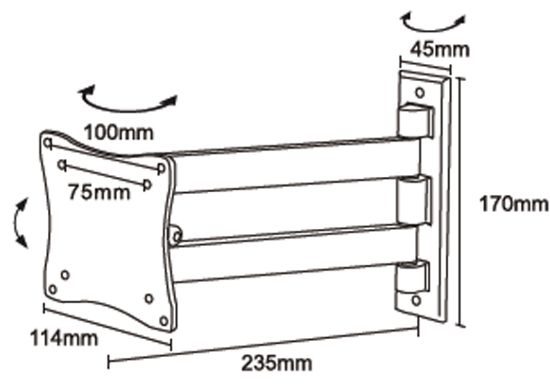 Image de Neomounts by Newstar support mural pour tv (FPMA-W820)