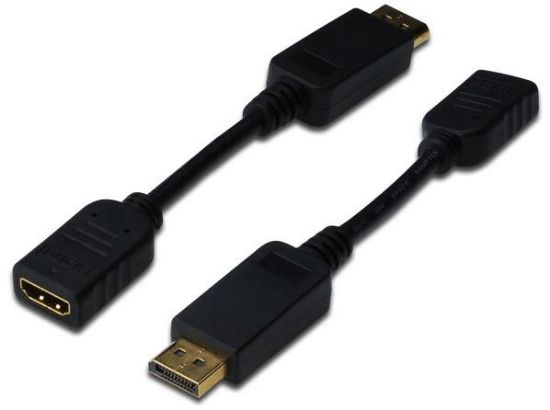Image de Digitus DisplayPort - HDMI Noir (DB-340400-001-S)
