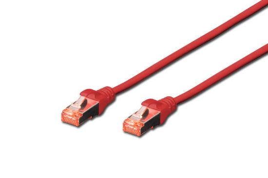 Image de Digitus Professional câble de réseau 2 m Cat6 S/FTP (S-STP) Rouge (DK-1644-020-R-10)