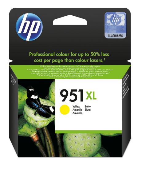 Image de HP 951XL jaune grande capacité authentique Cartouche d'encre (CN048AE#301)