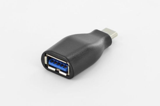 Image de Digitus ASSMANN Electronic adaptateur et connecteur de câbles USB C USB A Noir (AK-300506-000-S)