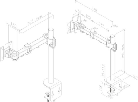 Image de Neomounts by Newstar support moniteur de bureau (FPMA-D960)