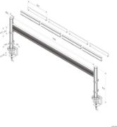 Image de Neomounts by Newstar barre de bureau ecran plat (FPMA-DTB100)