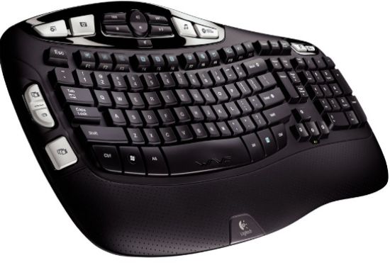 Image de Logitech Wireless Keyboard K350 clavier RF sans fil AZERTY ... (920-004482)