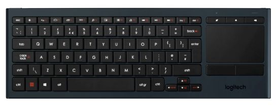 Image de Logitech K830 clavier RF Wireless + Bluetooth QWERTY Néerl ... (920-006093)