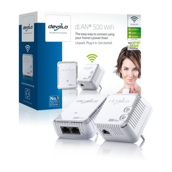 Image de Devolo dLAN 500 WiFi Ethernet 500 Mbit/s (9086)