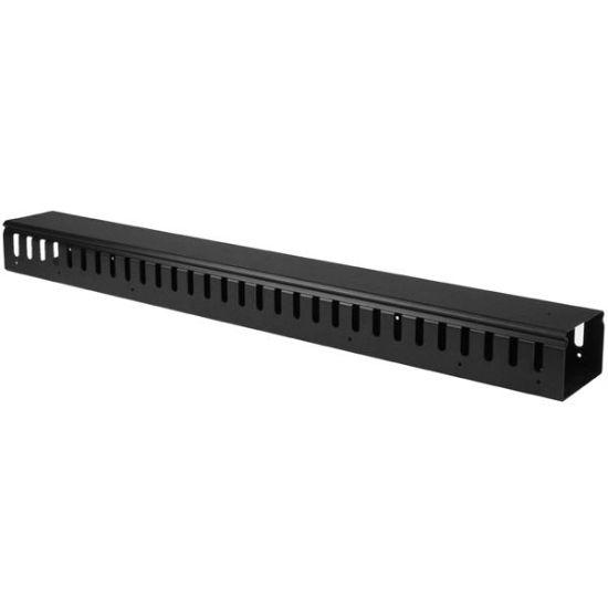 Image de StarTech.com Panneau de gestion de câbles 0U de 91 cm pour rack - Guide-câbles avec conduit encoché (CMVER20UF)