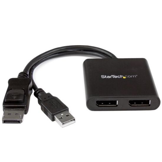 Image de StarTech.com Répartiteur DisplayPort 1.2 à Deux Moniteurs, ... (MSTDP122DP)