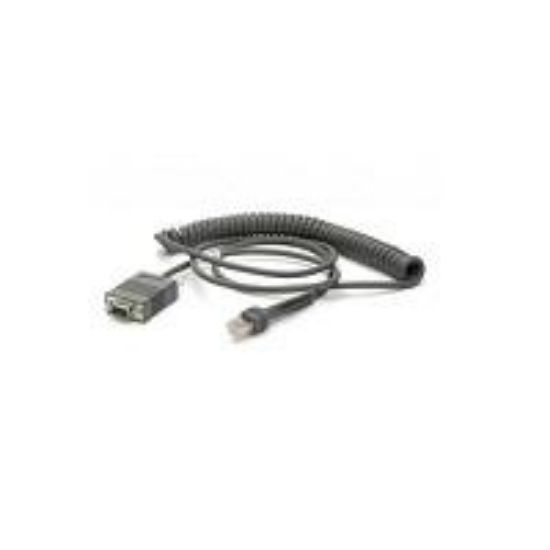 Image de Zebra câble Série Noir 2,8 m RS232 DB9 (CBA-R71-C09ZAR)