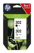 Image de HP 302 Combo 2-Pack (X4D37AE#301)
