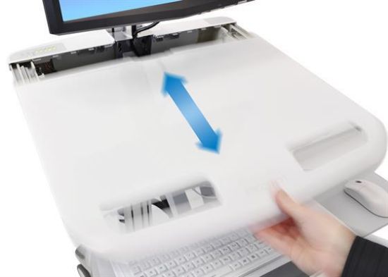 Image de Ergotron StyleView Chariots et supports multimédias - Blanc (SV44-1232-2)