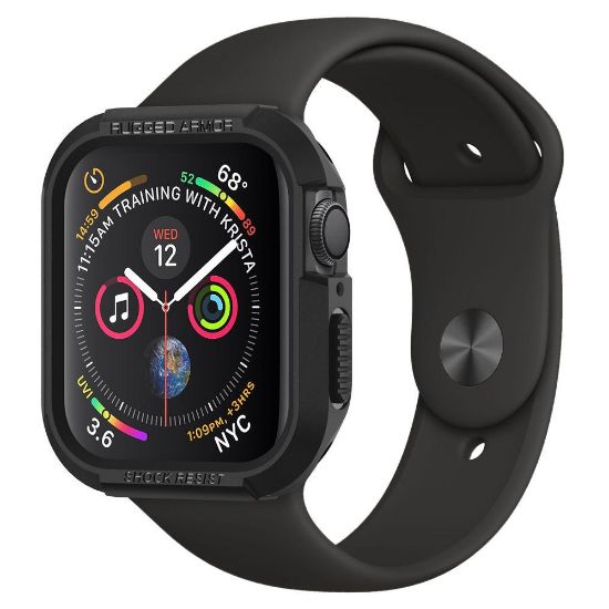 Image de Spigen Apple Watch Series 4 (44mm) Case Rugged Armor - Noir (062CS24469)