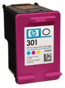 Image de HP 301 cartouche d'encre trois couleurs authentique (CH562EE#301)