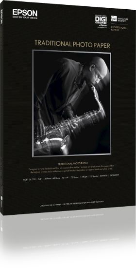 Image de Epson Pap Photo Traditionnel 330g 25f. A2 (42x59,4cm) (C13S045052)