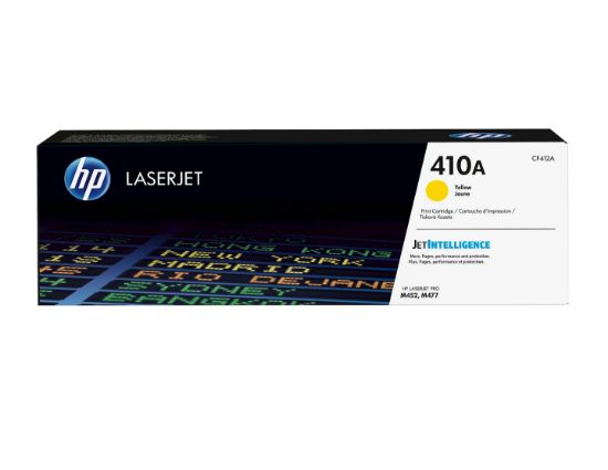 Image de HP 410A toner LaserJet jaune authentique (CF412A)