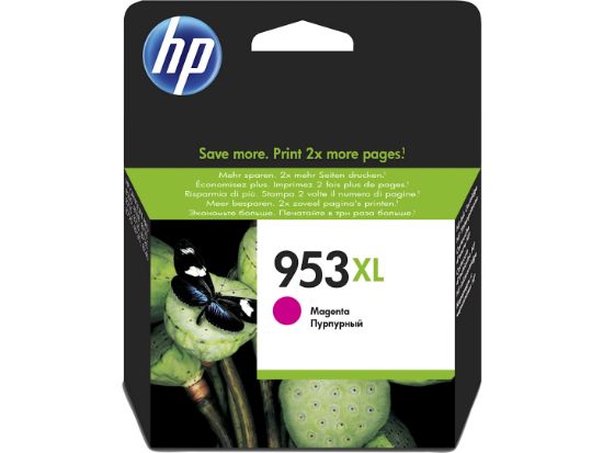 Image de HP 953XL Cartouche d’encre magenta grande capacité authentique (F6U17AE)