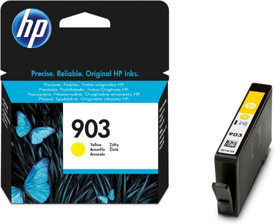 Image de HP 903 Cartouche d’encre jaune authentique (T6L95AE)