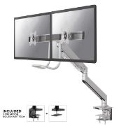 Image de Neomounts support moniteur de bureau (NM-D775DXSILVER)