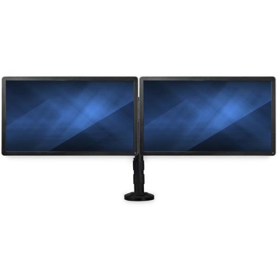 Image de StarTech.com Bras pour écran PC double affichage à fixation bureau - Pince / oeillet (ARMBARDUOG)