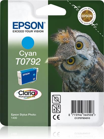 Image de Epson Owl Cartouche "Chouette" - Encre Claria C (C13T07924020)