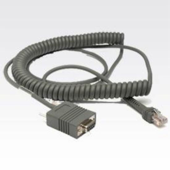 Image de Zebra RS232 Cable câble de signal 3,6 m Gris (CBA-R03-C12PAR)