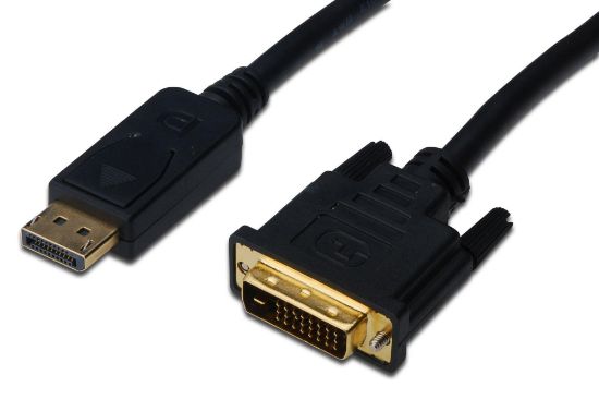 Image de Digitus ASSMANN Electronic câble vidéo et adaptateur 2 m DisplayPort DVI-D Noir (AK-340306-020-S)