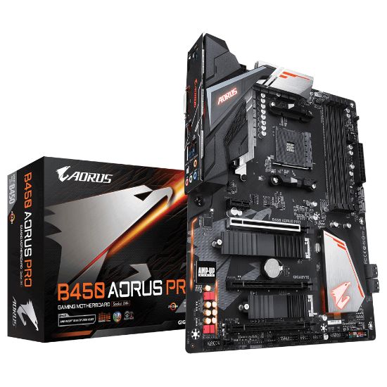 Image de Gigabyte B450 AORUS PRO (rev. 1.0) AMD B450 Emplacemen ... (GAB45ARSP-00-G)