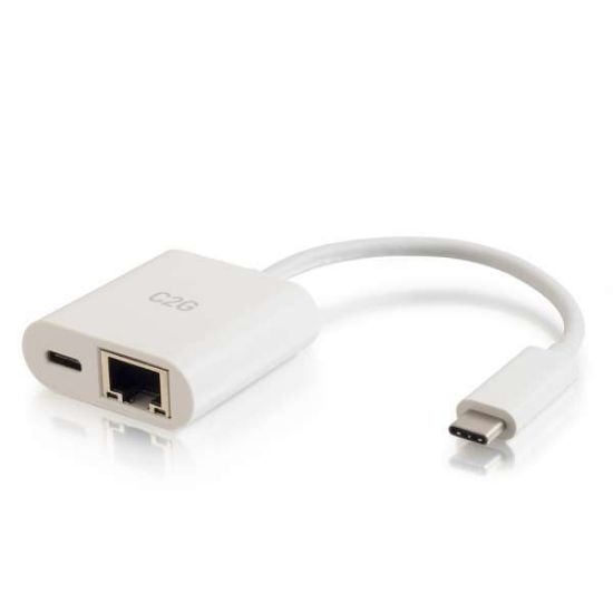 Image de C2G station d'accueil USB 3.2 Gen 1 (3.1 Gen 1) Type-C Blanc (82407)