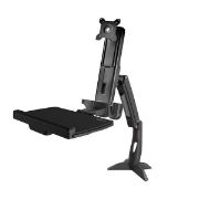 Image de StarTech.com Support de bureau debout pour écran, clavier et souris (ARMSTSCP1)