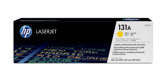 Image de HP 131A toner LaserJet jaune authentique (CF212A)