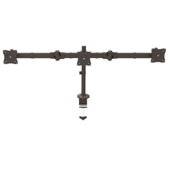 Image de StarTech.com Support de bureau pour trois écrans - Bras articulés - Acier (ARMTRIO)
