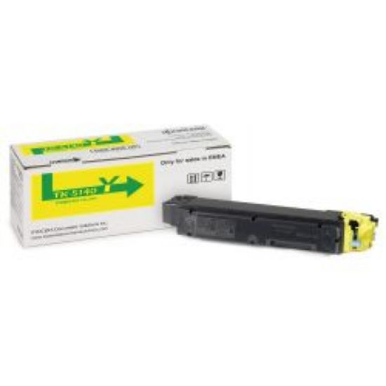 Image de KYOCERA TK-5140Y Cartouche de toner 1 pièce(s) Original Jaune (1T02NRANL0)
