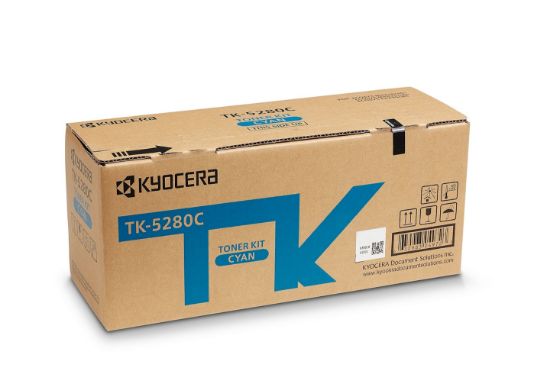 Image de KYOCERA TK-5280C Cartouche de toner 1 pièce(s) Original Cyan (1T02TWCNL0)