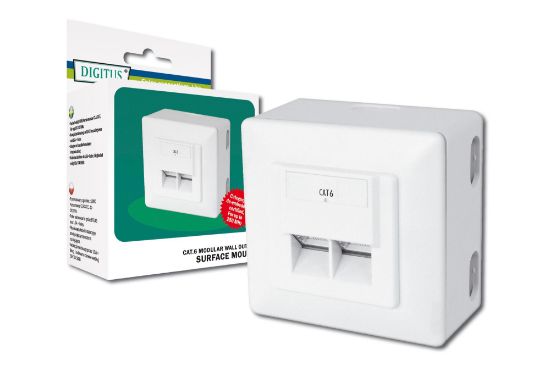 Image de Digitus Modular Wall Outlet, CAT6, fully Shielded Prises de courant (DN-9006-N)
